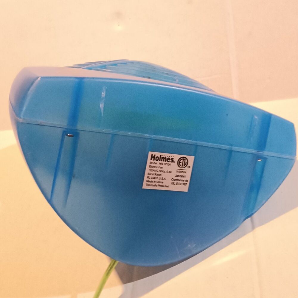 Vintage Holmes Tropicool Translucent Desk Fan-1997-2 Speed Motor-Tested/Working - Picture 7 of 11
